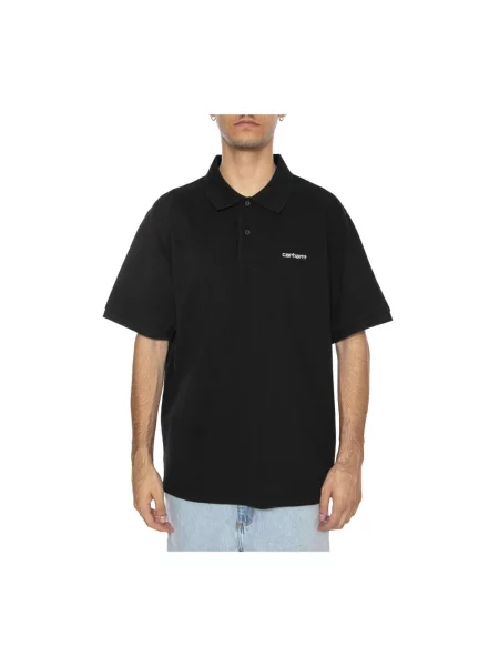 Koszulka polo Carhartt Wip czarna