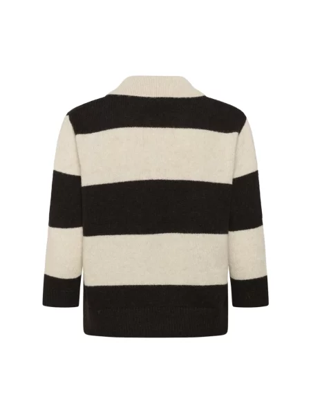 Dzianinowy sweter Part Two beżowy