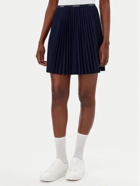 Lacoste Spódnica plisowana granatowy