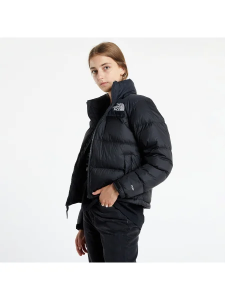 Poddany recyklingowi kurtka puchowa The North Face retro czarna