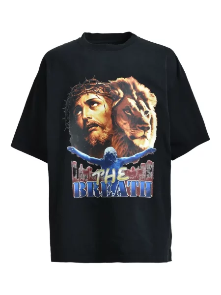 Tricou Breath cu imagine negru
