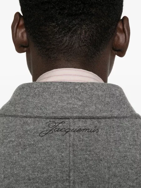 Vunena bomber jakna Jacquemus siva