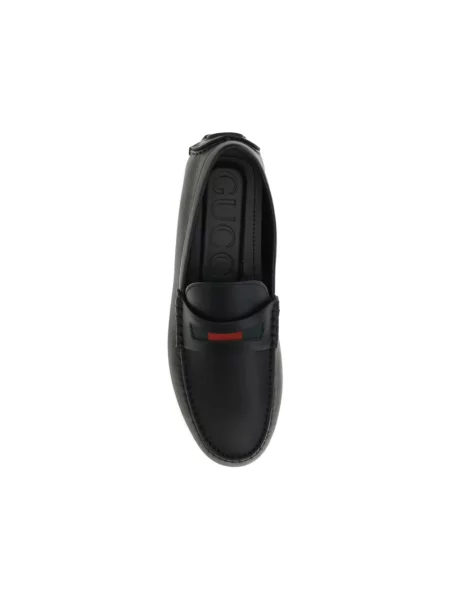 Półbuty Gucci skórzane czarne