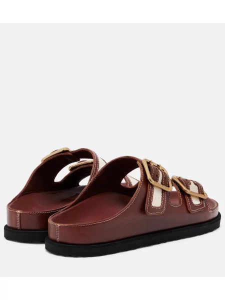 Sandale Birkenstock 1774 din piele maro