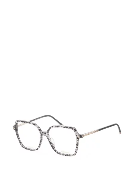 Ochelari de soare Chopard cu imprimeu geometric gri