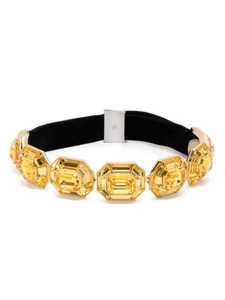 Colier Swarovski auriu