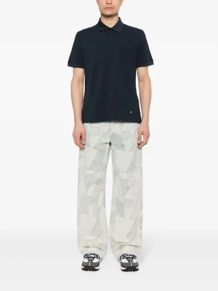 Polo marškinėliai Just Cavalli mėlyna