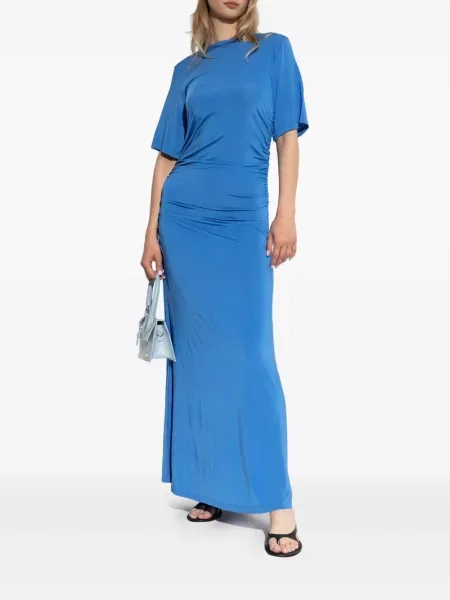 Rochie maxi Gestuz de costum albastru