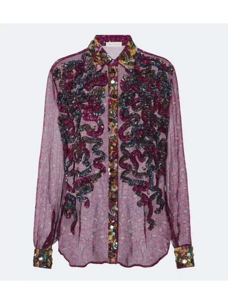 Cămașă Dries Van Noten cu broderie
