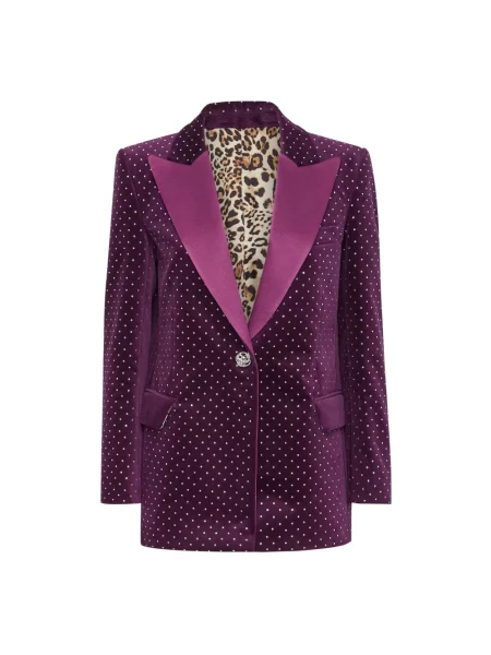 Marynarka Philipp Plein fioletowa