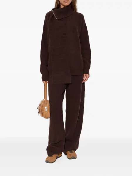 Pulover Sportmax din fetru maro