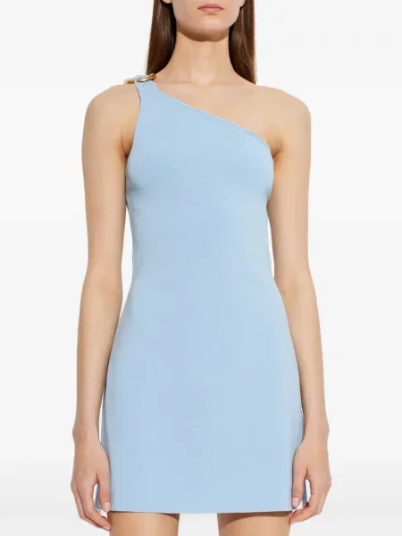 Rochie Cult Gaia cu un umăr gol albastru