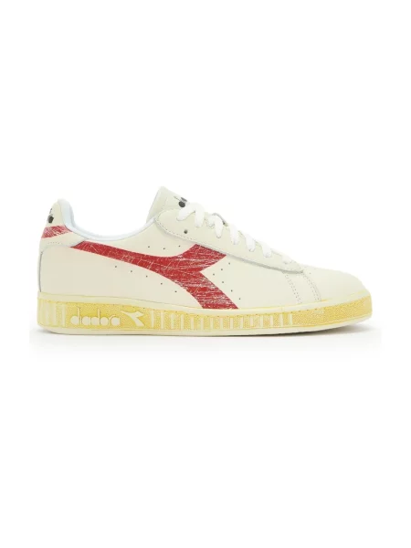 Sneakersy Diadora skórzane retro białe