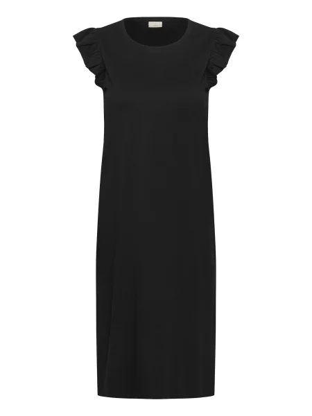 KAFFE CURVE Rochie KCCaline' negru