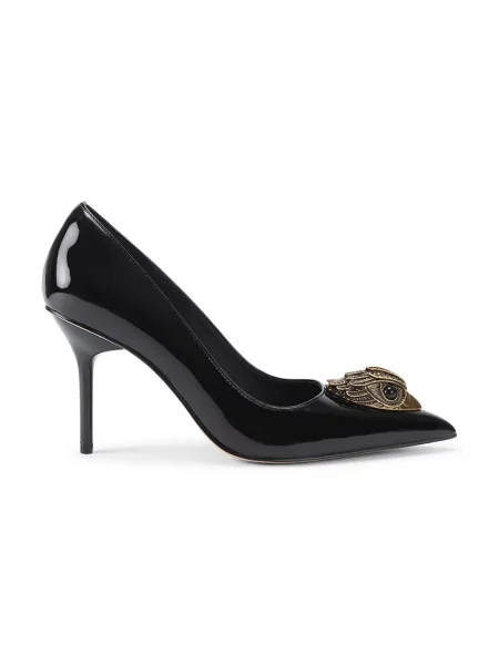 Kurt Geiger London pantofi cu stiletto din piele Belsize Court negru