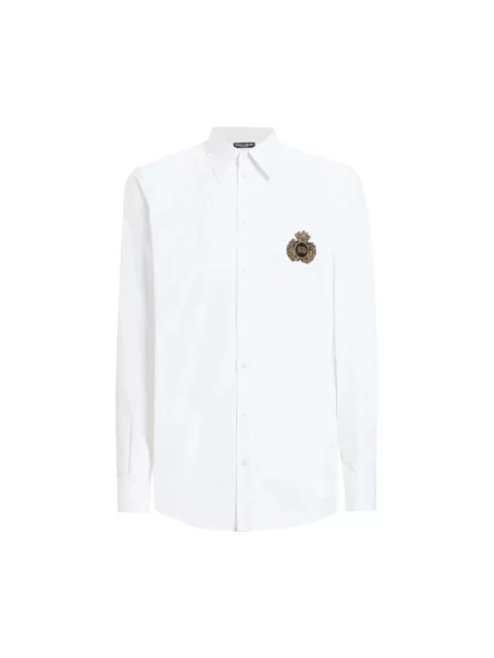 Koszula Dolce And Gabbana z logo biała