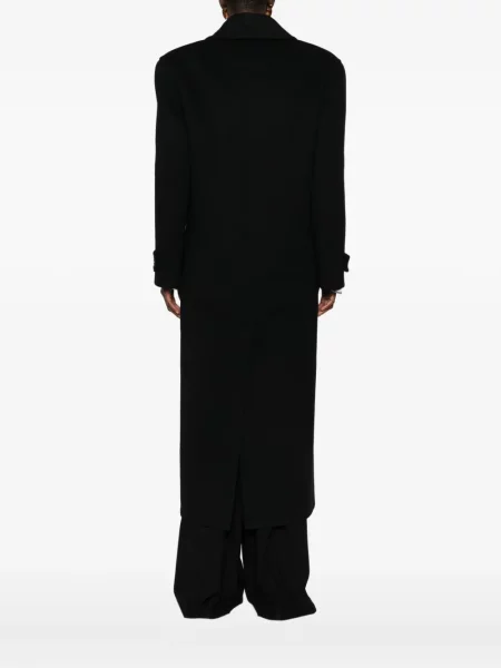 Palton Saint Laurent de lână negru