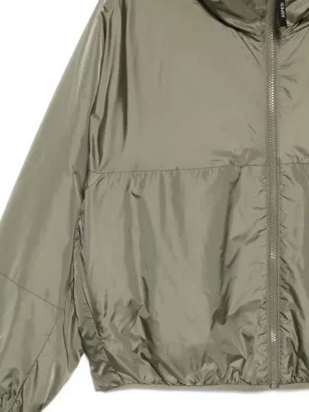 Jachetă cu glugă Aspesi cu glugă verde