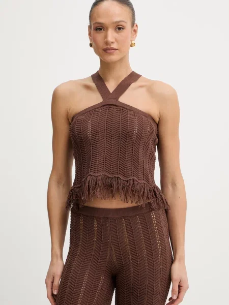 Bluzka Twinset brązowa