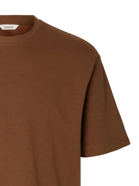 Tricou Selected maro