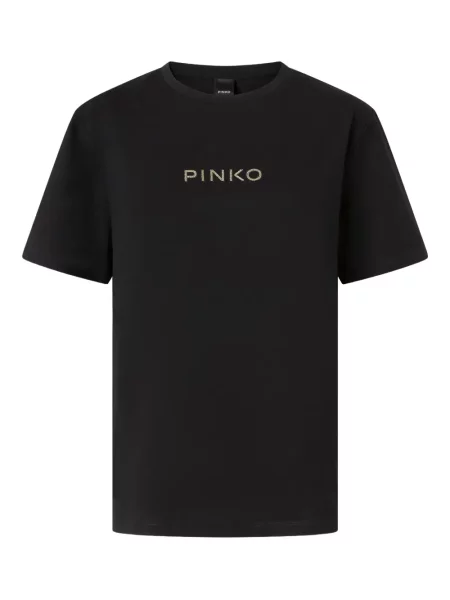 Tricou Pinko cu decolteu rotund negru