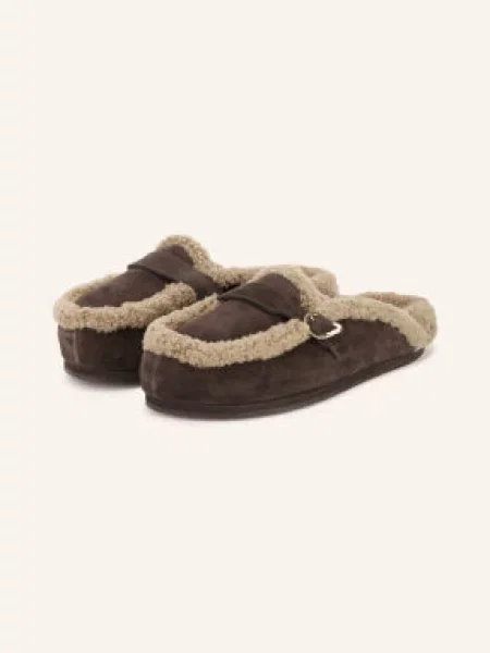 Ancient Greek Sandals Mules Lilea tmavě / světle hnědá