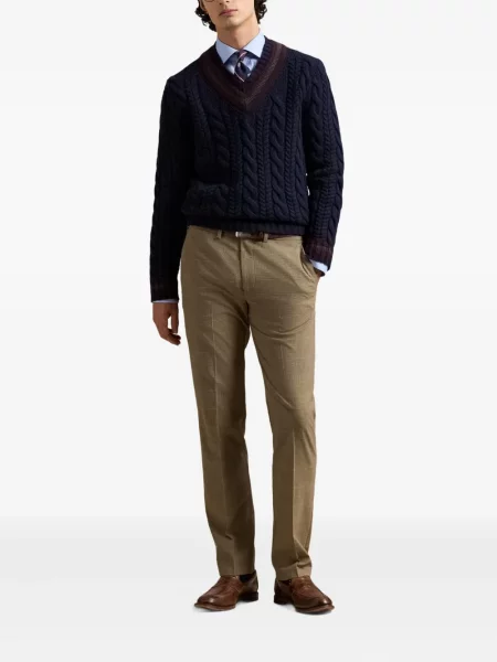 Chiloți Polo Ralph Lauren din țesătură twill cu autograf cu glugă albastru