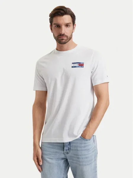 Tommy Hilfiger T-Shirt Brand Love λευκό