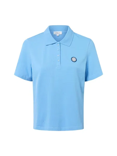 S.Oliver koszulka polo Kobiety 44 niebieski