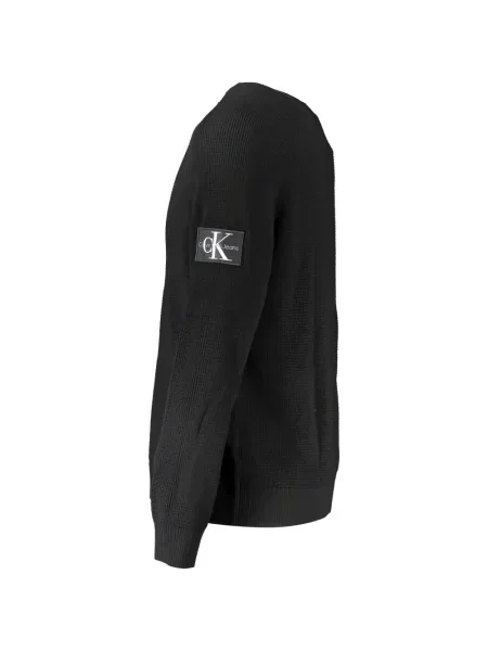 Pulover Calvin Klein cu autograf negru