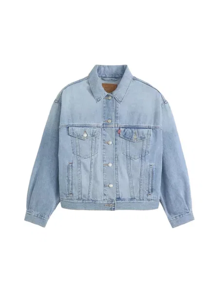 Levi's geacă jeans de tranziție albastru