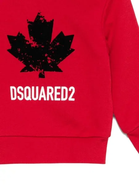 Bluza dziecięca Dsquared2 czerwona