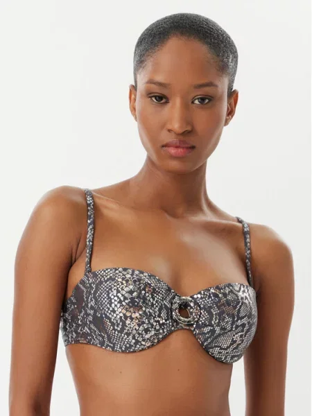 Selmark Gornji del bikini Temno siva