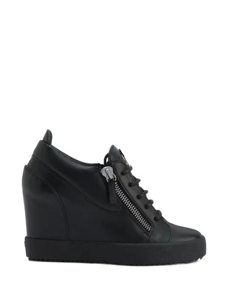 Sneakerși Giuseppe Zanotti cu pană negru