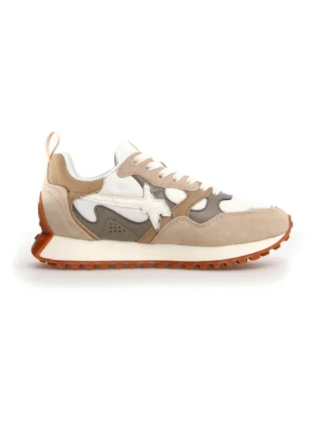 Sneakersy W6yz w miejskim stylu beżowe