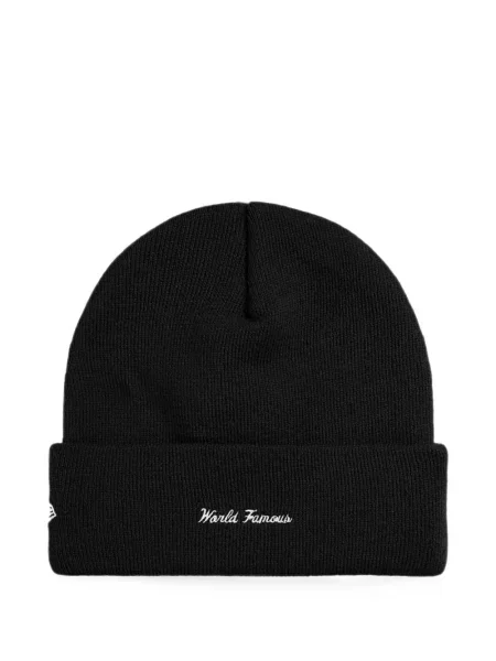 Căciulă Supreme cu broderie negru