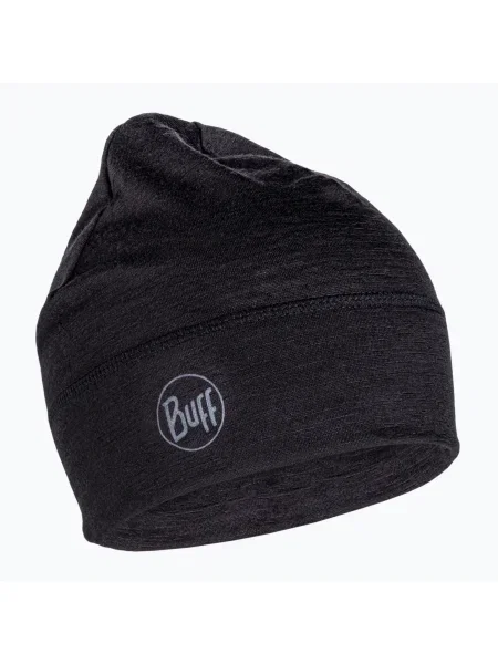 Textil kiegészítők Buff Merino Lightweight Beanie fekete