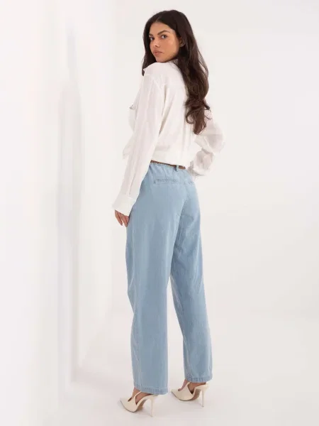 Pantaloni Sublevel alb