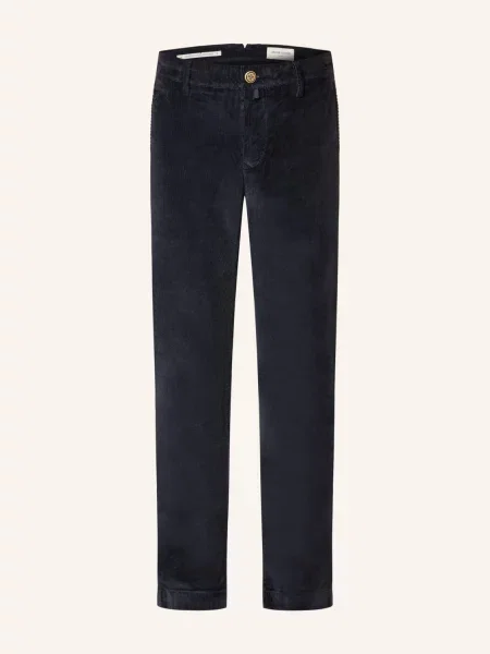 Jacob Cohen Kordové Kalhoty Bobby Slim Fit tmavě modrá