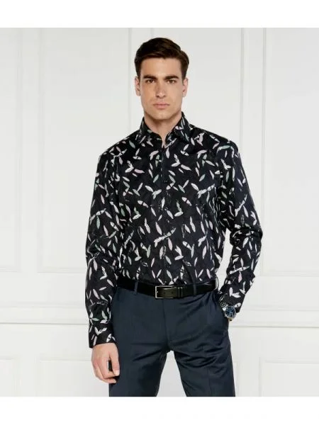 BOSS BLACK Cămașă negru