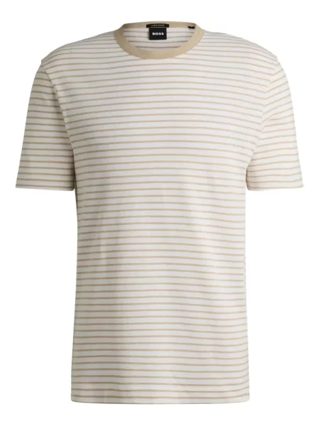 Tricou Boss cu dungi alb
