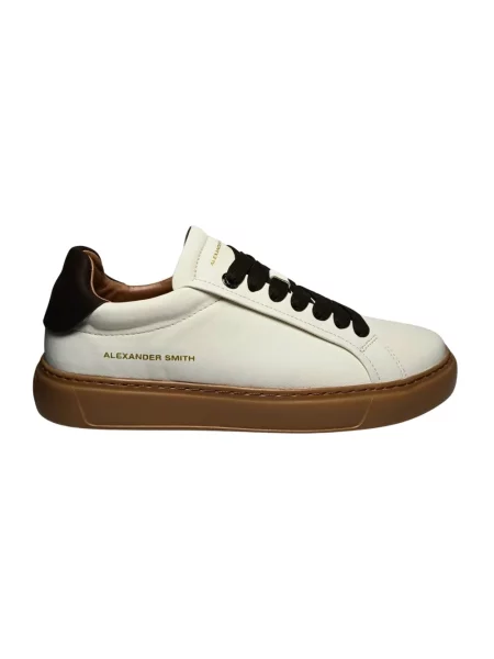 Sneakersy Alexander Smith białe