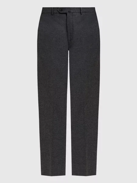 Шерстяные брюки Loro Piana серые