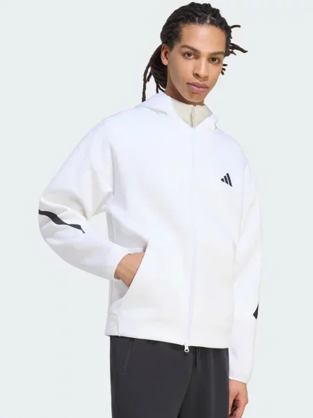 ADIDAS SPORTSWEAR Športová mikina so Z.N.E. čierna biela