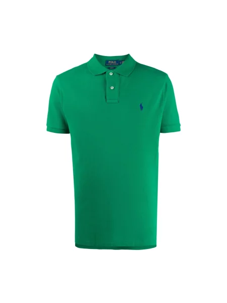 Dzianinowa koszulka polo Polo Ralph Lauren zielona