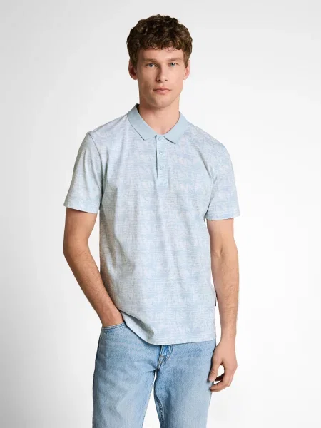 TOM TAILOR DENIM Tričko svetlomodrá biela