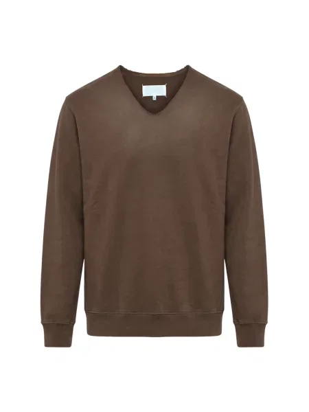 Sweter Maison Margiela brązowy