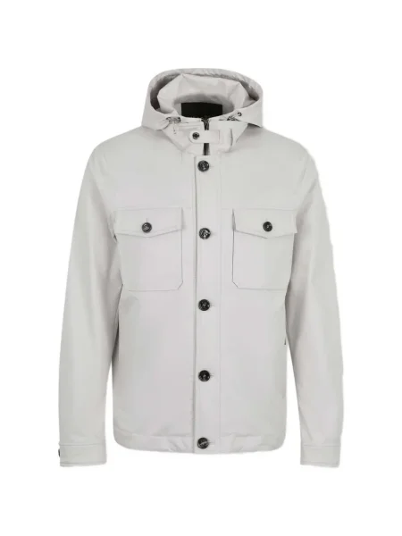 Geacă Moorer cu glugă gri