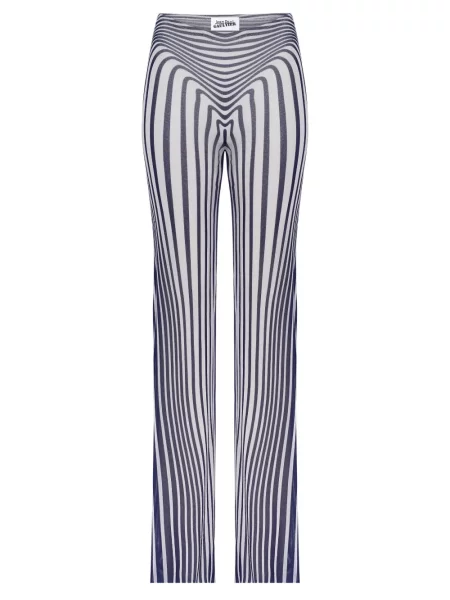 Pantaloni Jean Paul Gaultier alb