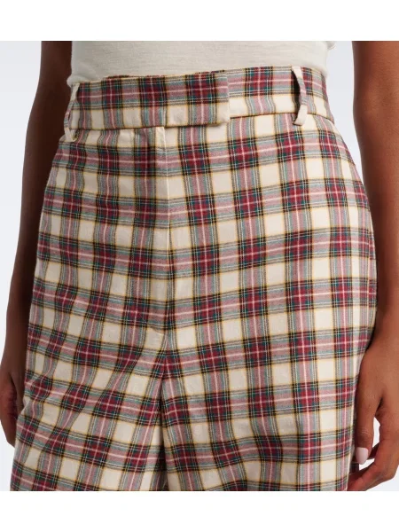 Pledinės flanelės kelnės Dries Van Noten